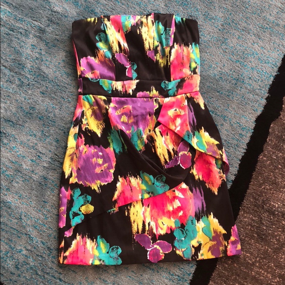 Beautiful Speechless black/colorful party dress